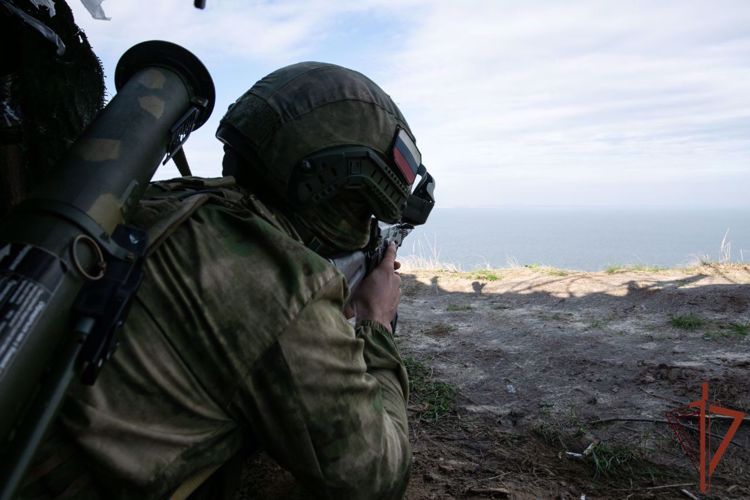俄国民卫队参特军动的炮兵禁止乌军队渡过第聂伯河和卡霍夫斯科水库